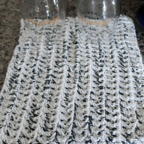 Multicolored Crochet Dish Drying Mats 100% Cotton Kitchen - Picture 11 of 13